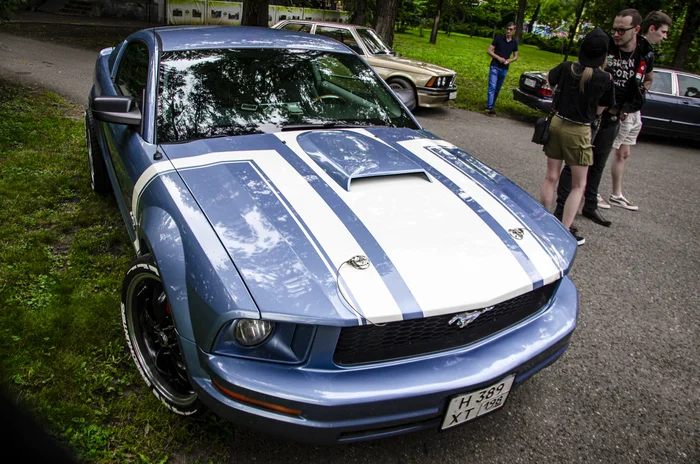 Ford Mustang in rare Windveil Blue - Ford mustang, Auto, Transport, Tuning, Muscle car, Ford, Longpost