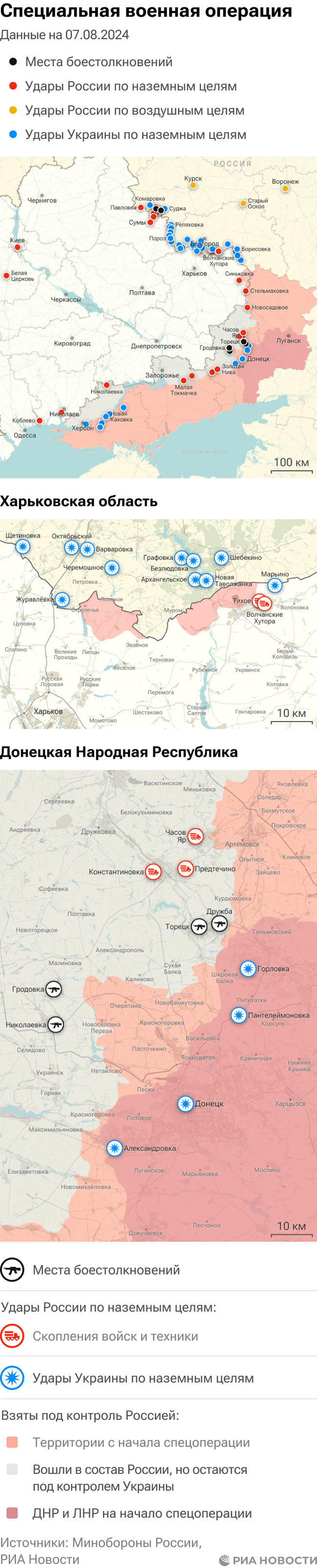 The Russian Armed Forces smash the Armed Forces of Ukraine near Kursk: news from the Northern Military District for the evening of August 7 - Politics, news, Special operation, Battle reports, Negative, Video, Longpost