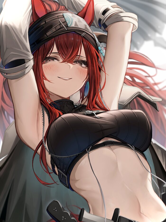  Anime Art, , Arknights, Narantuya, Tab head, Animal Ears