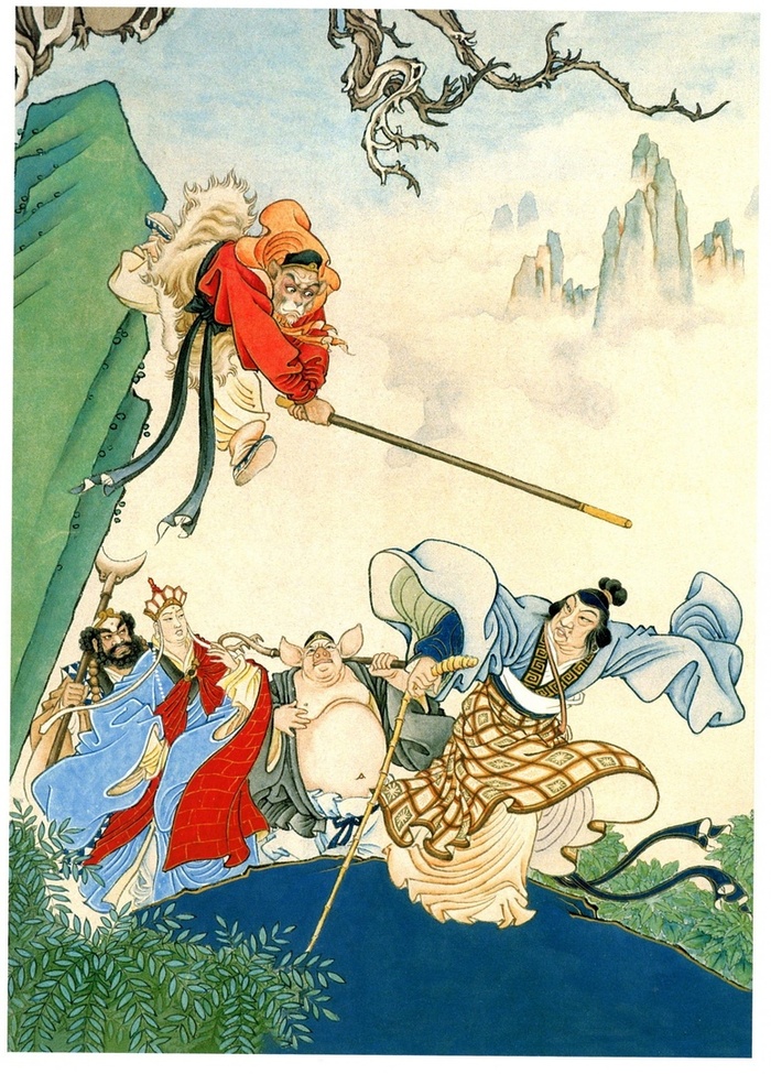 Сунь Укун убивает второе воплощение Белой кости.