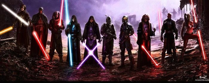 Why are the lightsabers in Star Wars different colors? - My, Overview, Fantasy, Star Wars, Lightsaber, Jedi, Sith, Star Wars VII: The Force Awakens, Review, Space fiction, Cosmoopera, Movies, Mandalorian, Yoda, Anakin Skywalker, Obi-Wan Kenobi, Darth vader, Longpost