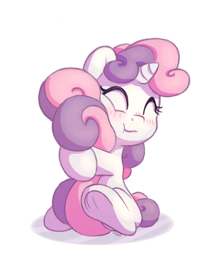 Hugs - My little pony, Art, Sweetie belle, Bobdude0