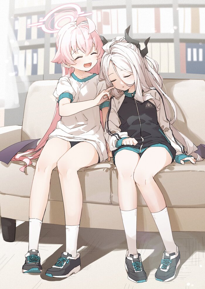    Anime Art, , , , Blue Archive, Takanashi Hoshino, Sorasaki Hina,   , Yukie (Kusaka Shi)