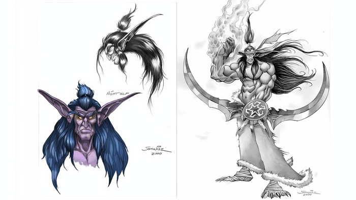 Мой любимый персонаж.Иллидан ярость бури.