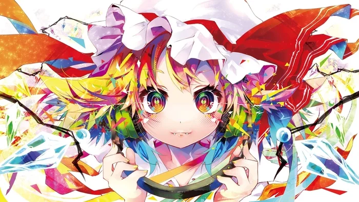 Flandre - Anime art, Anime, Flandre scarlet, Touhou, Kamiya Yuu