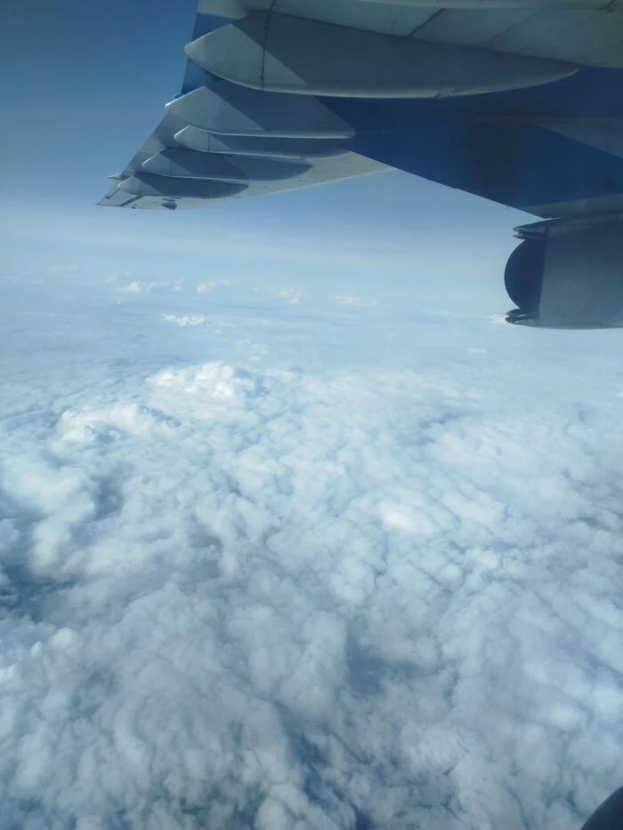 Flight - My, Airplane, Sky, Irkutsk, View from the plane, The photo