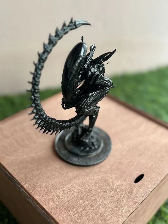 Stranger - My, 3D печать, Stranger, Alien: Isolation, Xenomorph, 3D printer, Painting, Longpost