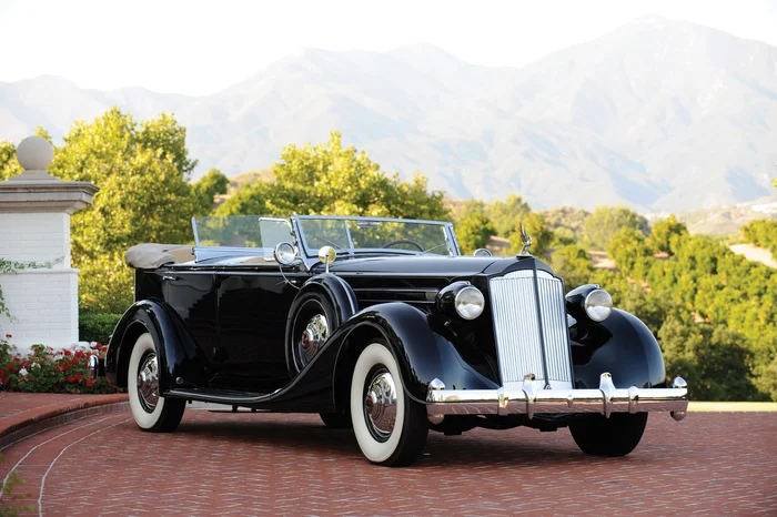 Packard Twelve Model 1407 Sport Phaeton (body 921) - Ретроавтомобиль, История автомобилей, Packard, 1936, Длиннопост