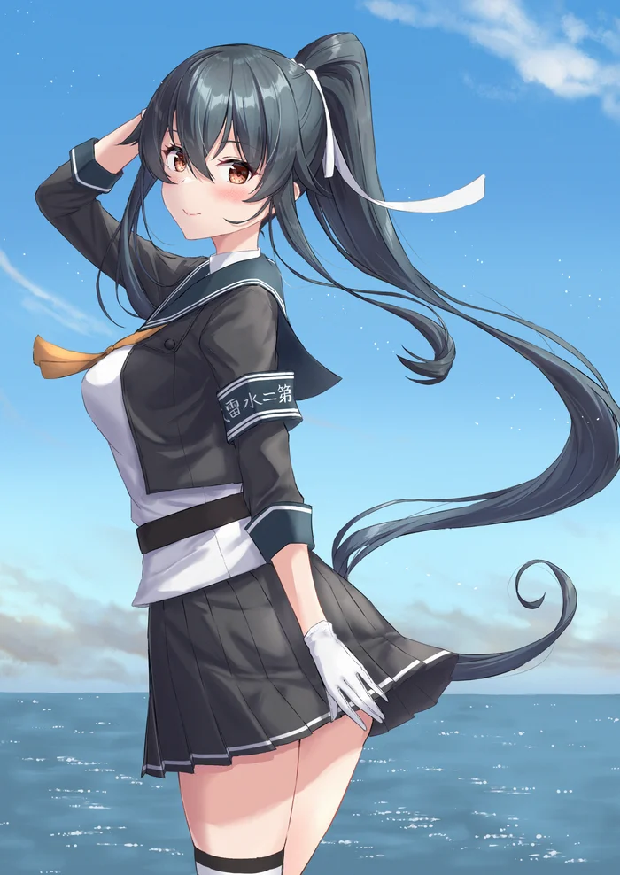 Yahagi - Yahagi, Anime, Pixiv, Anime art, Kantai collection