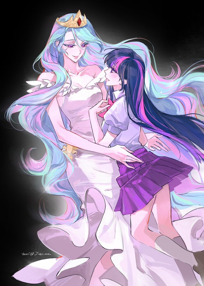    My Little Pony, , Princess Celestia, Twilight Sparkle, 