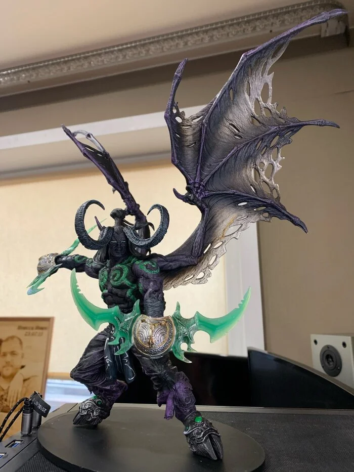 Illidan Stormrage - AliExpress, Products, Figure, Warcraft, World of warcraft, Toys, Souvenirs, Demon, Elves, Characters (edit), Chinese goods, Illidan, Longpost