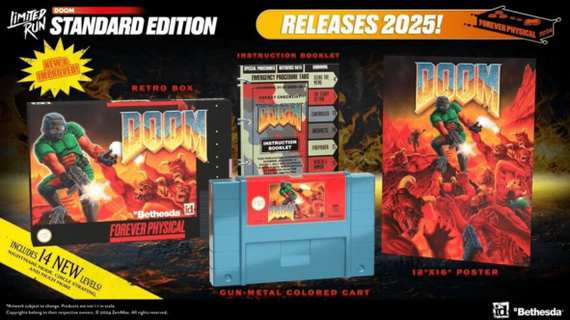 New old DOOM on the SNES game console - Doom, SNES, GIF, Twitter (link), Longpost