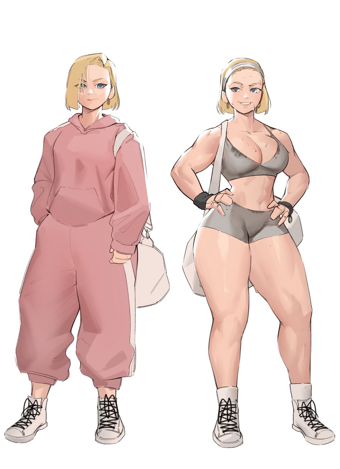 Android 18 Anime Art, , Dragon Ball, Android 18