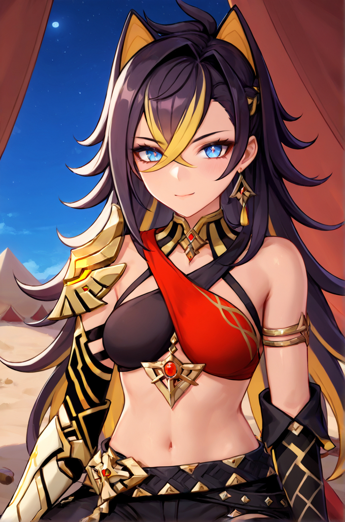 SaturDehya Genshin Impact,  , Anime Art, , Pixiv, Dehya (Genshin Impact), , , 