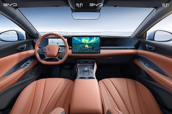 BYD Seal 2025 interior images published - Crossposting, Pikabu publish bot, Electric car BYD, Seal, Telegram (link)