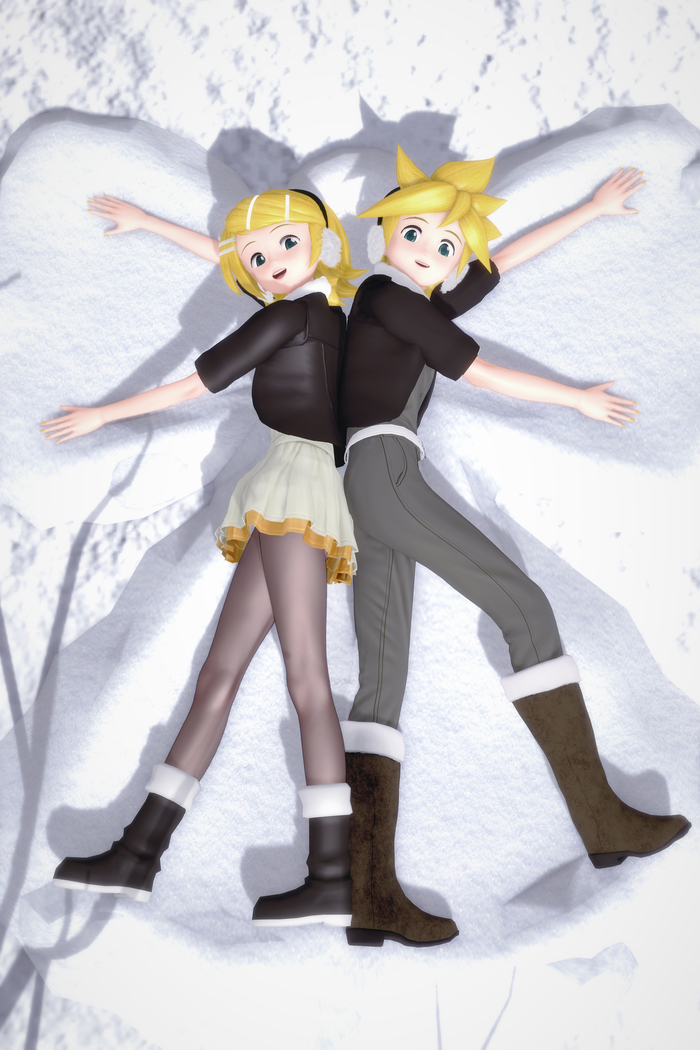    , Koikatsu, , Anime Art, Vocaloid, Kagamine Rin & Len