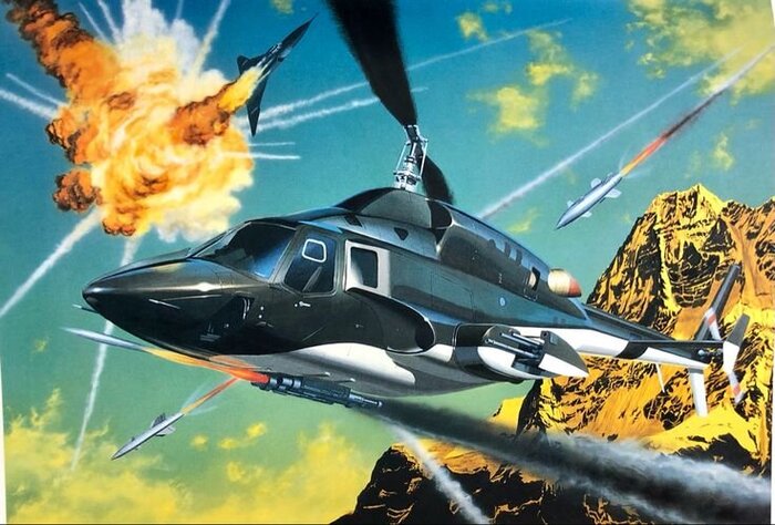 Иллюстрация Bell 222.