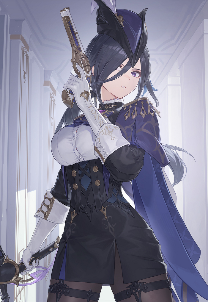 Clorinde Genshin Impact, Clorinde (Genshin Impact), , , , Anime Art, , Cotta