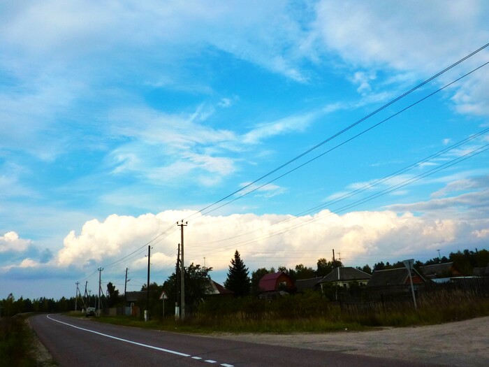 Какое небо голубое...