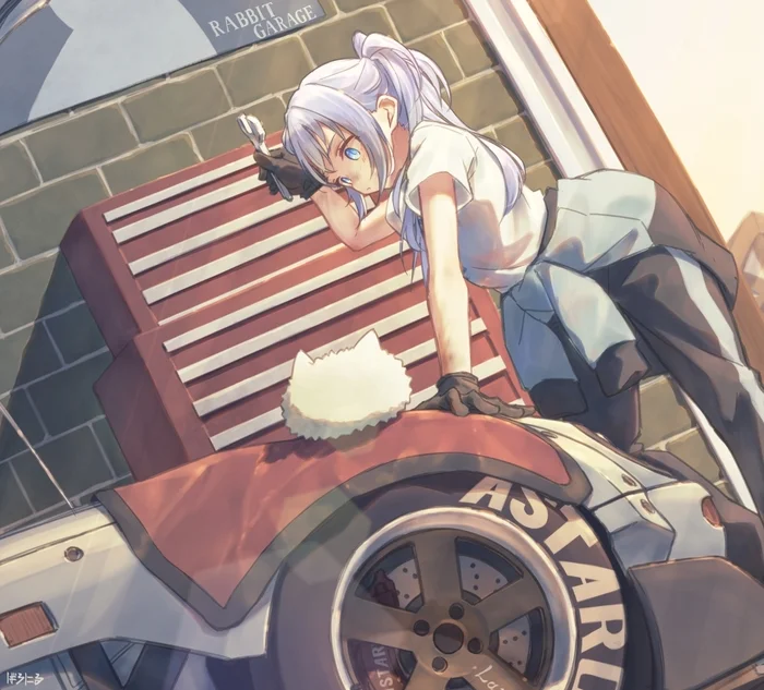 Rabbit garage - Аниме, Anime Art, Gochuumon wa usagi desu ka?