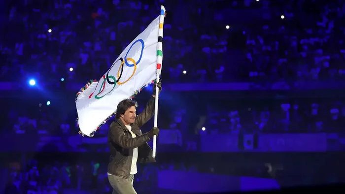 Tom Cruise took part in the closing ceremony of the 2024 Olympics - Actors and actresses, Hollywood, Olympic Games, Tom Cruise, Video, Video VK