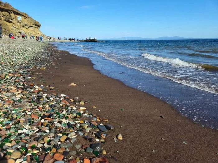 WHERE IS THE GLASS BEACH OF VLADIVOSTOK? AND WHY IS IT GLASS? - Туристы, Tourism, Travels, Vladivostok, Glass Bay, Road trip, VKontakte (link)