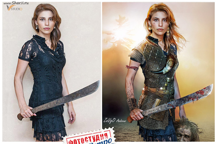 Фотоманипуляции до и после Photoshop