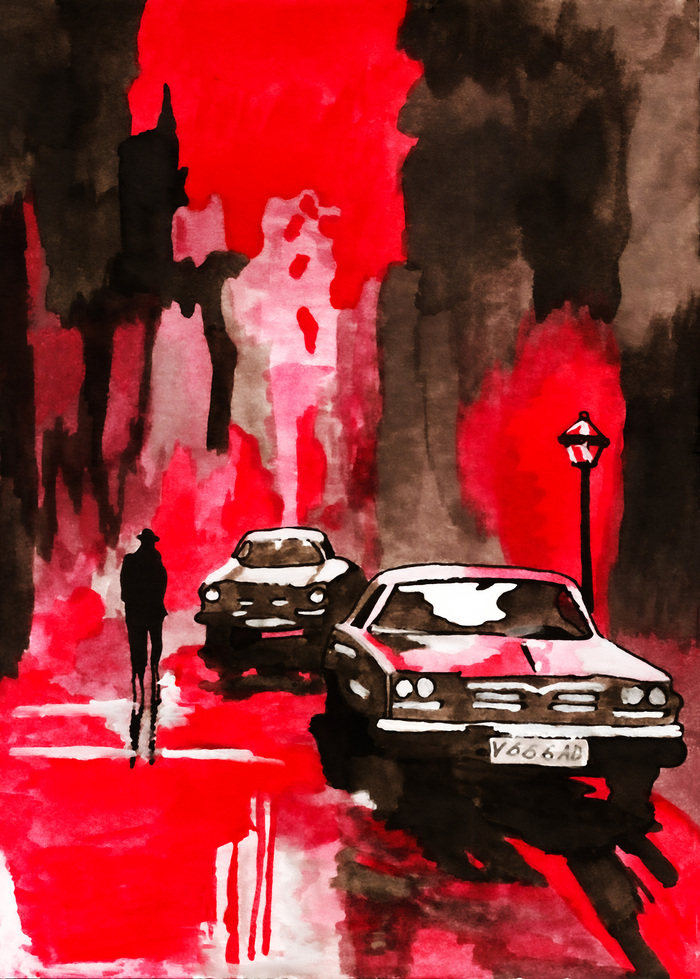 Они мчались на своих железных лошадях по ночной улице и не знали , вернутся они домой или нет...