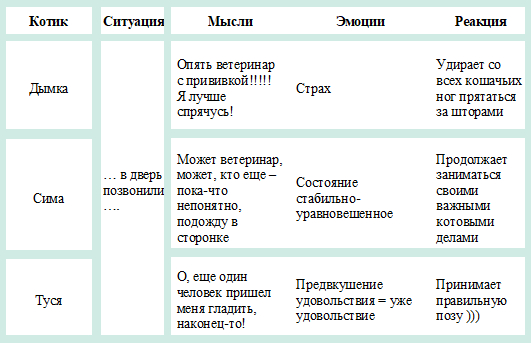 Когнитивно-поведенческая терапия (КПТ) и котики. Часть 2. Ищем полезные мысли - Моё, Кот, Милота, Психология, Психотерапия, Юмор, Когнитивно-Поведенческая терапия, Длиннопост