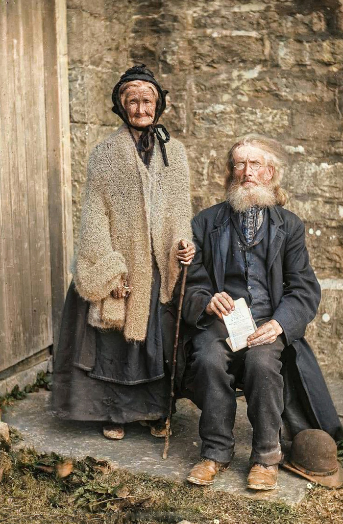 Осколки истории : Интересные и редкие ретро-фотографии Европы. 20 раскрашенных фотографий ХХ века. Часть Историческое фото, Старое фото, Колоризация, Фотография, Франция, Нидерланды (Голландия), Ирландия, Австрия, Англия, Италия, Норвегия, Польша, Длиннопост