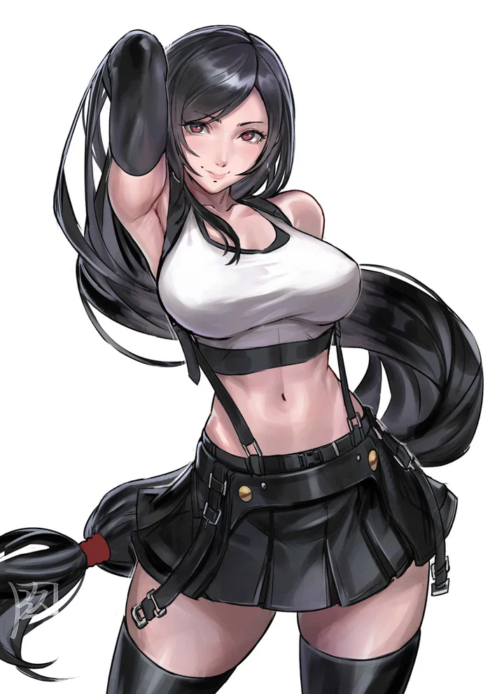 Тифа - Игры, Final Fantasy VII, Tifa Lockhart, Аниме, Anime Art