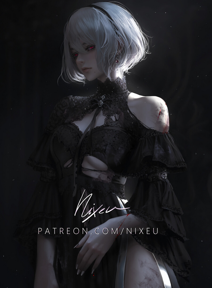 Yorha 2B , , Nier Automata, Yorha unit no 2 type B, Nixeu, 