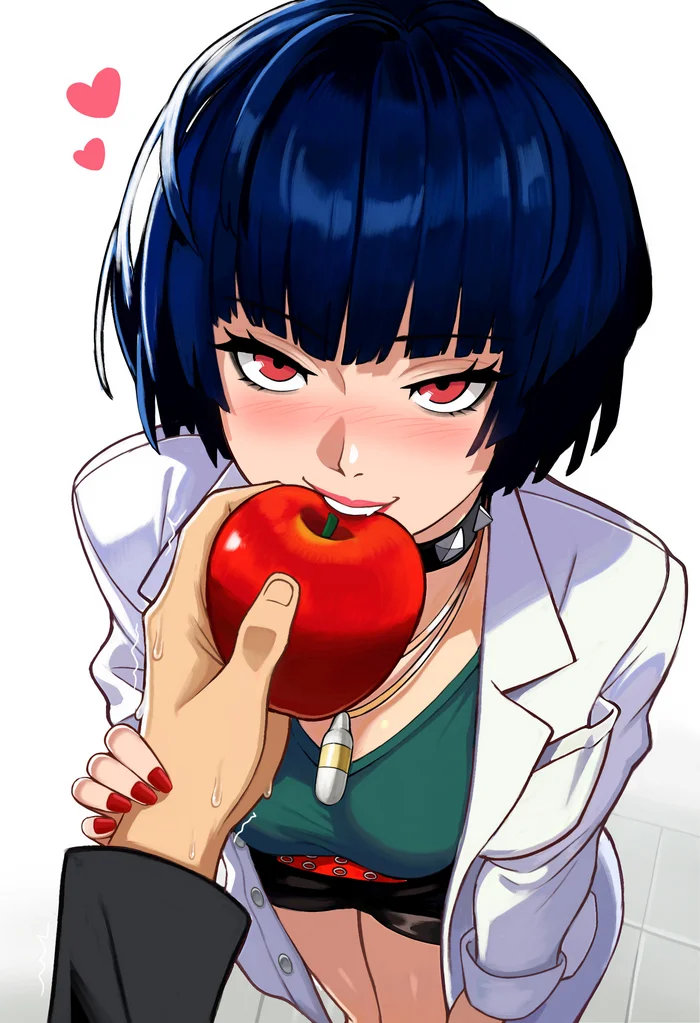 An apple a day - Anime art, Anime, Games, Persona 5, Persona, Takemi Tae