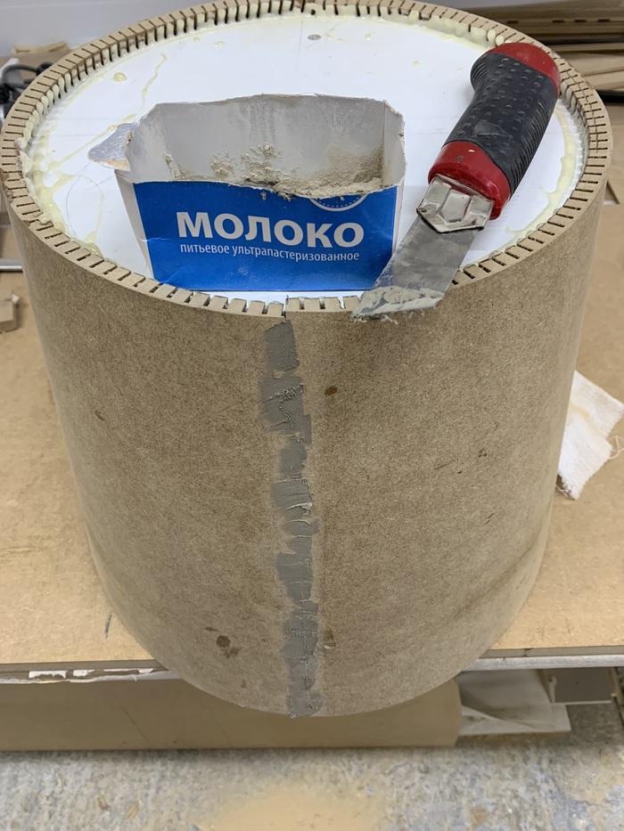 рис.11 Это не цемент. Это каменная, шпаклёвочная, МДФная, древесная пыль + обычный ПВА в секретной пропорции.