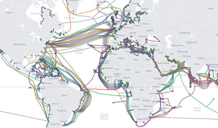 Подводные интернет-кабели
