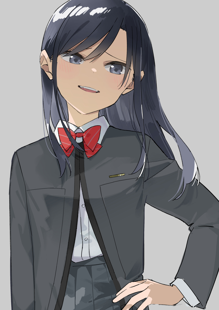  Anime Art, , Seifuku, Nanakura Rin, Giji Harem, Saitou Yuu