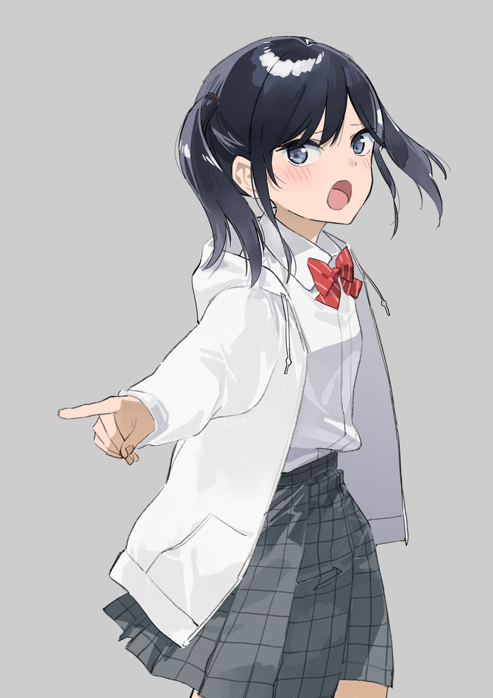  Anime Art, , Seifuku, Nanakura Rin, Giji Harem, , Saitou Yuu