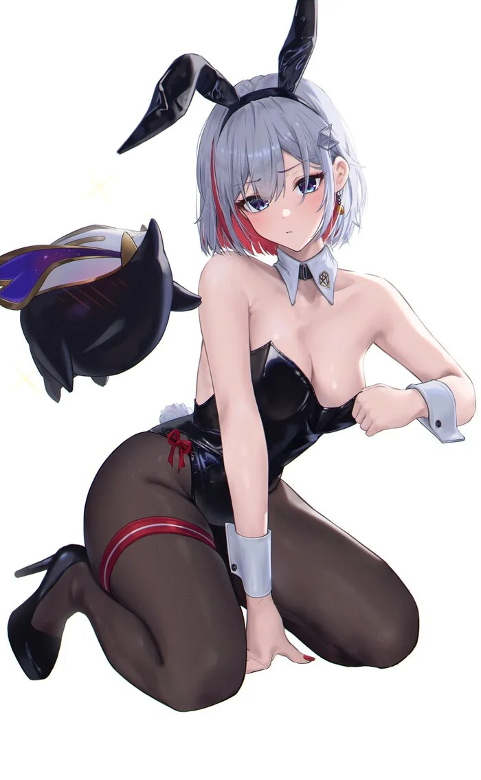 You're not my type - Anime, Anime art, Topaz (Honkai: Star Rail), Honkai: Star Rail, Bunnysuit, Girls