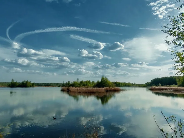 Lake - My, Lake, Sky, The nature of Russia, The photo