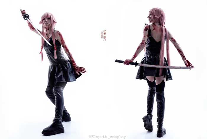 Yuno Gasai cosplay (Mirai Nikki) by Elspeth - My, Anime, Cosplay, Yuno gasai, Mirai Nikki, Longpost