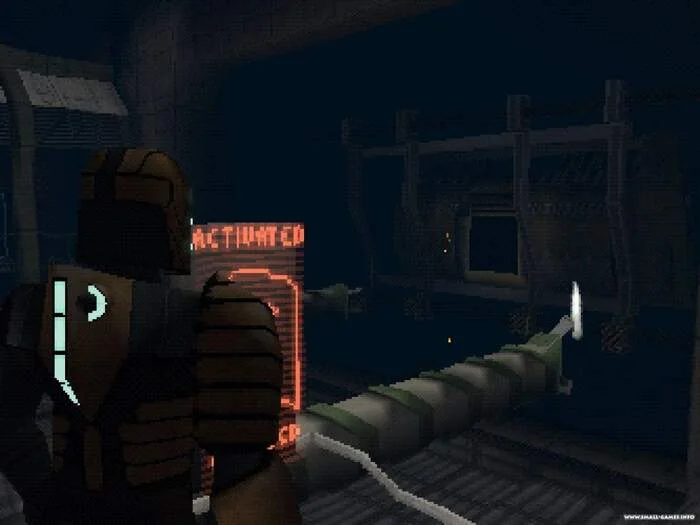 Dead Space Demake - Computer games, Game humor, Dead space, Playstation, Fashion, Longpost