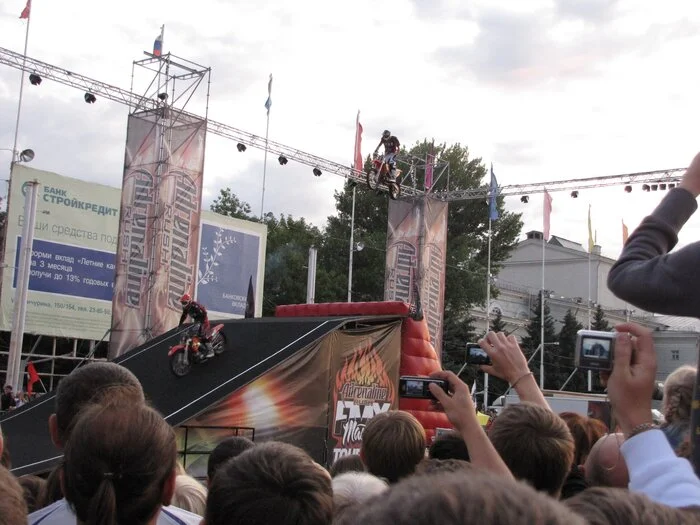 15 years ago we got into Freestyle Motocross - 15 years ago, Adrenaline FMX Rush, Motofreestyle, Saratov, 2009, The photo, Canon, Moto, Longpost