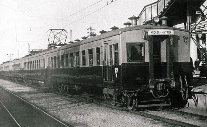 About the first electric trains in Moscow - Transport, Public transport, Moscow, Railway, Train, История России, History, Local history, the USSR, Made in USSR, Longpost