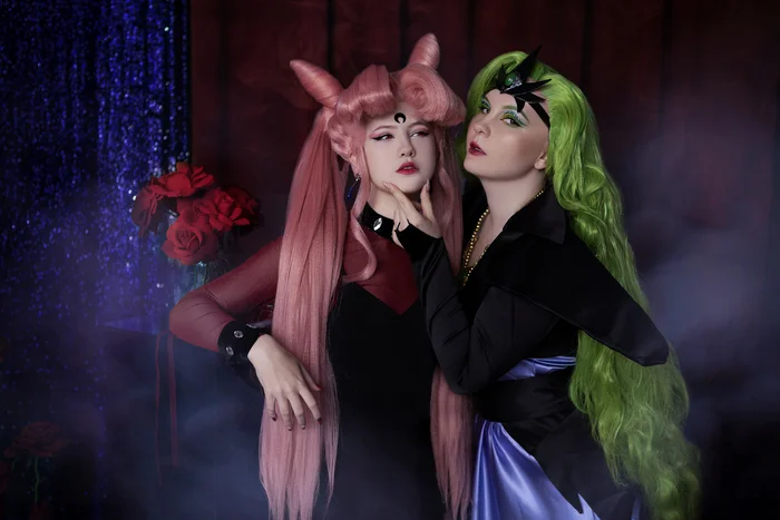 Black lady and Esmeraude - Моё, Косплееры, Фотография, Косплей, Sailor Moon, Фотосессия, Длиннопост