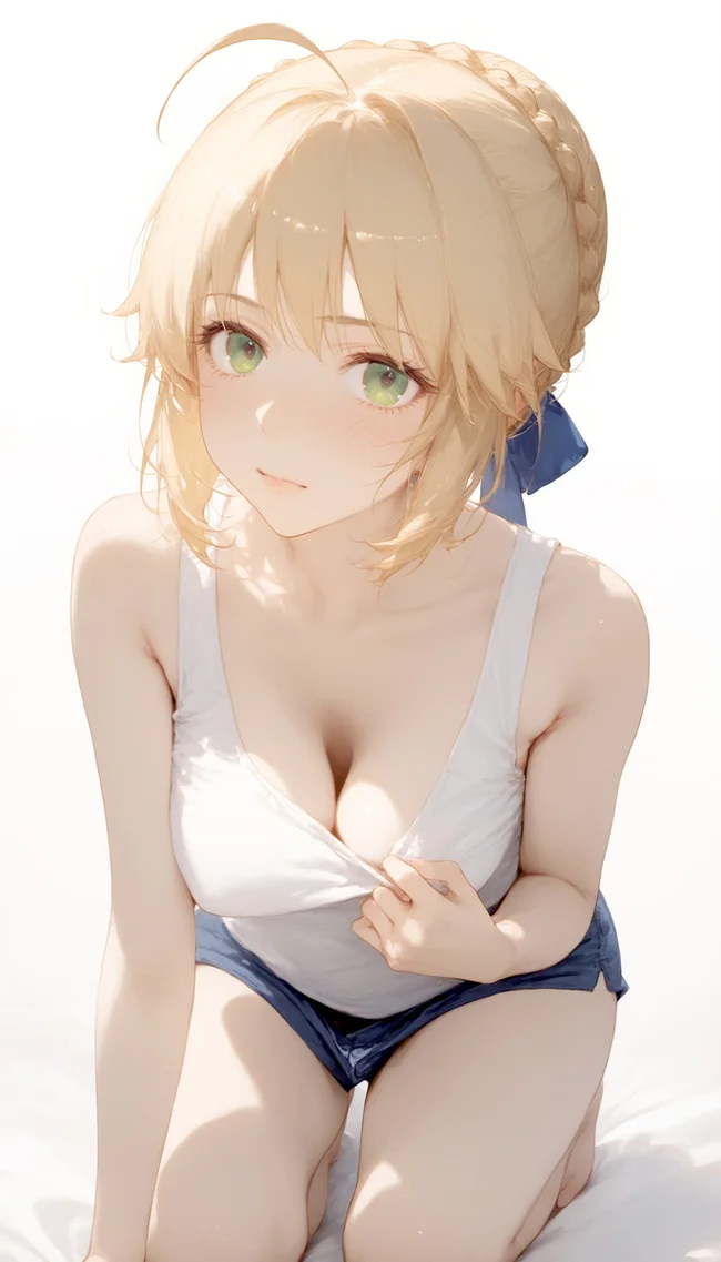 Saber - NSFW, Artoria pendragon, Saber, Girls, Neural network art, Anime art, Anime, Fate, Telegram (link)