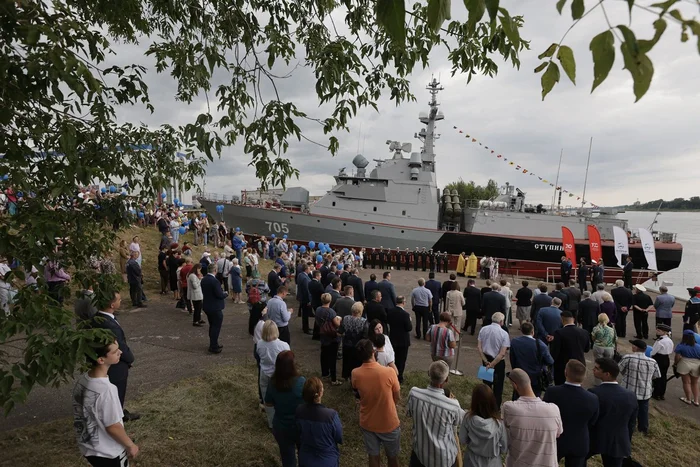 Project 12418 Molniya missile boat Stupinets launched in Rybinsk - news, Russia, launching, Navy, Rybinsk, Yaroslavskaya oblast, Longpost, Politics