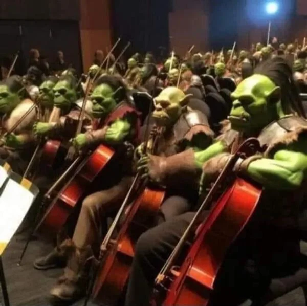 Orchestra - Orcs, Wordplay, Neural network art