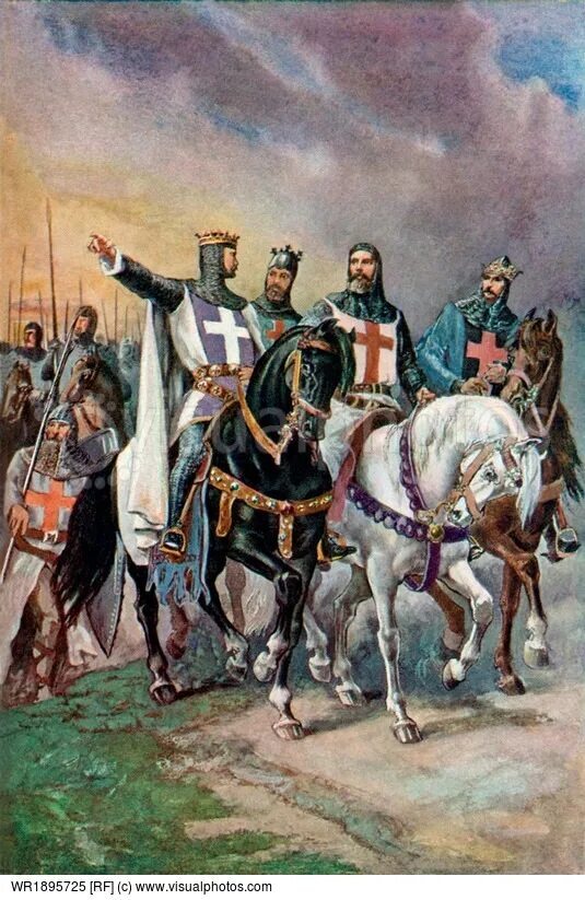 Ричард в Святой земле.