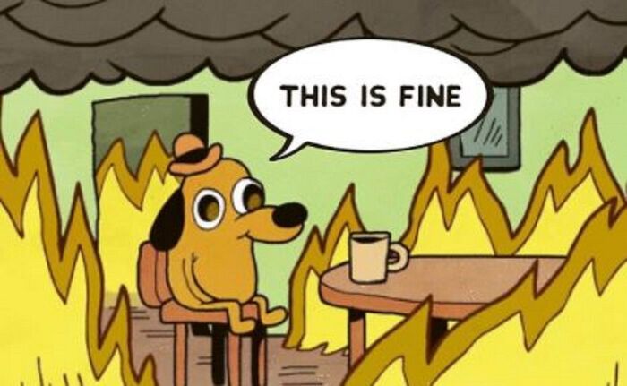   This is fine , This is Fine,   ,  , , Telegram ()