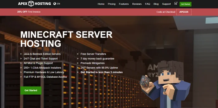 The best hosting for Minecraft, including free and 24/7 hosting - Hosting, Free Hosting, Information Security, Minecraft, Game Server, Server, Company Blogs, Longpost